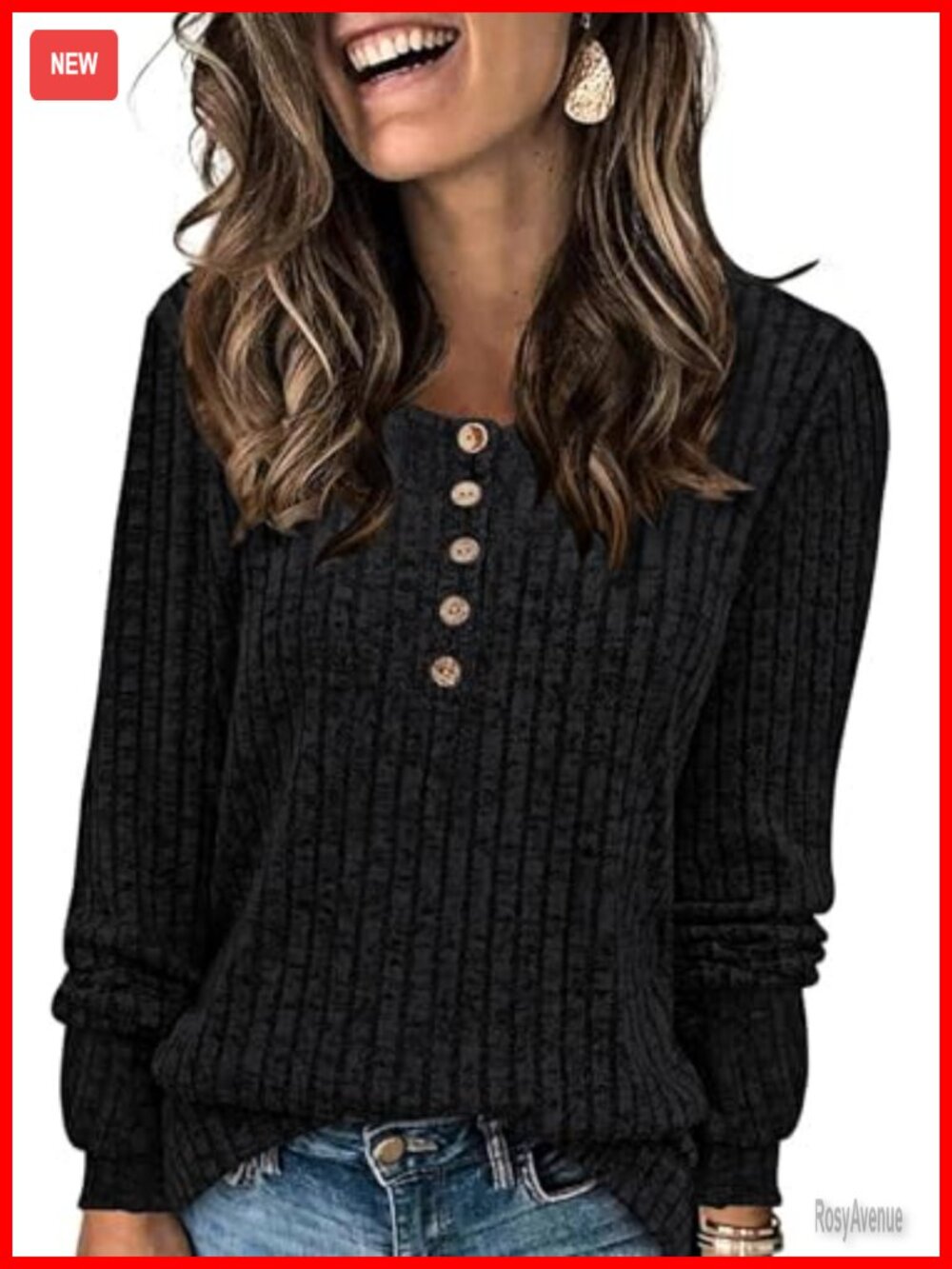 Women's Long Sleeve Sweater Winter Fall Fashion Comfy Pullover